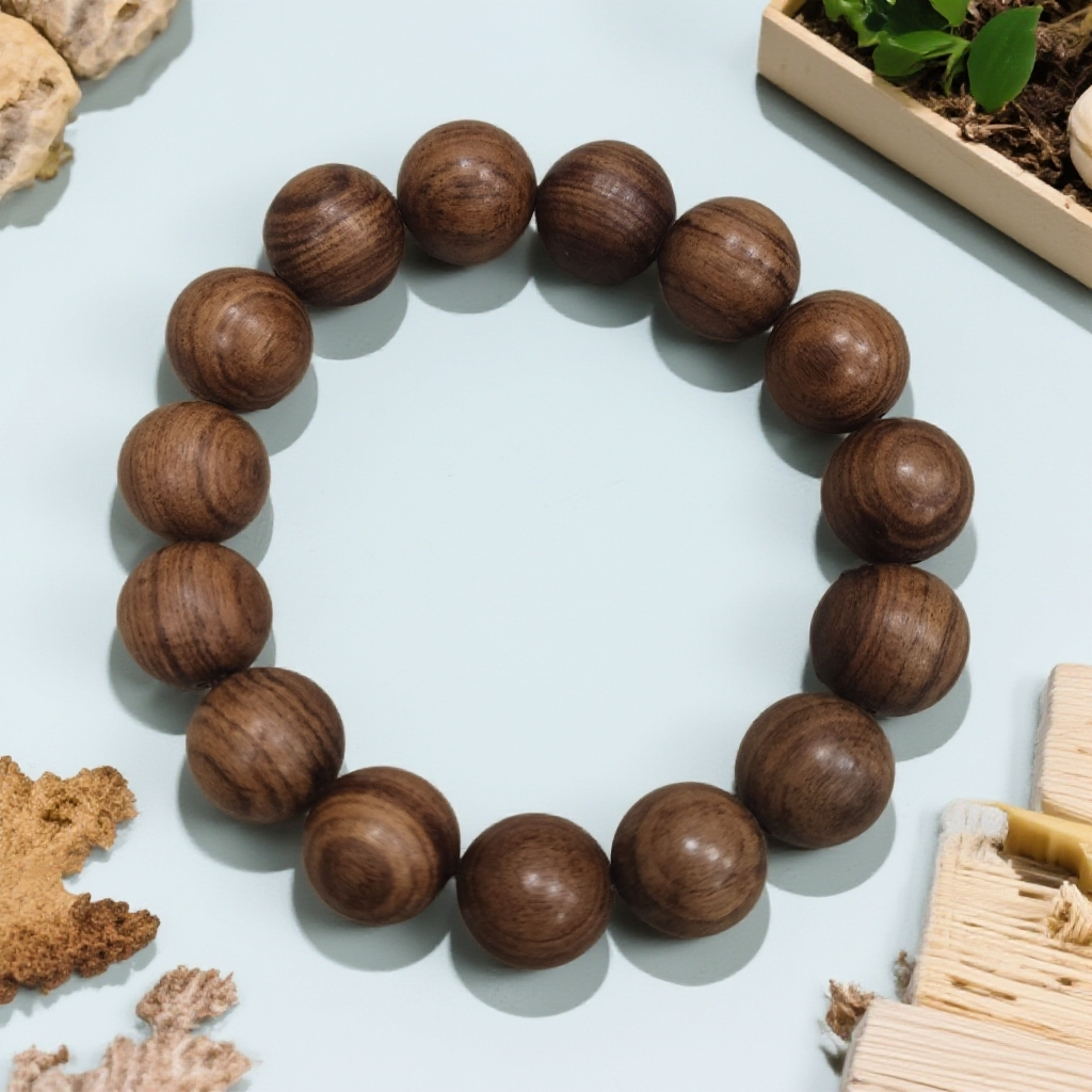 黄花梨 文玩手串 卡14-15  带礼盒 CC 530