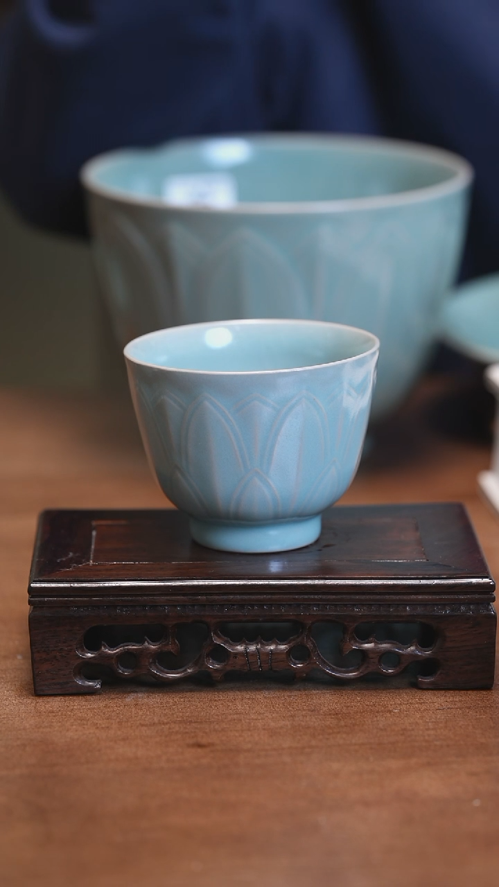 【闪购商品】Y宝丰宋官窑原产地汝瓷单杯