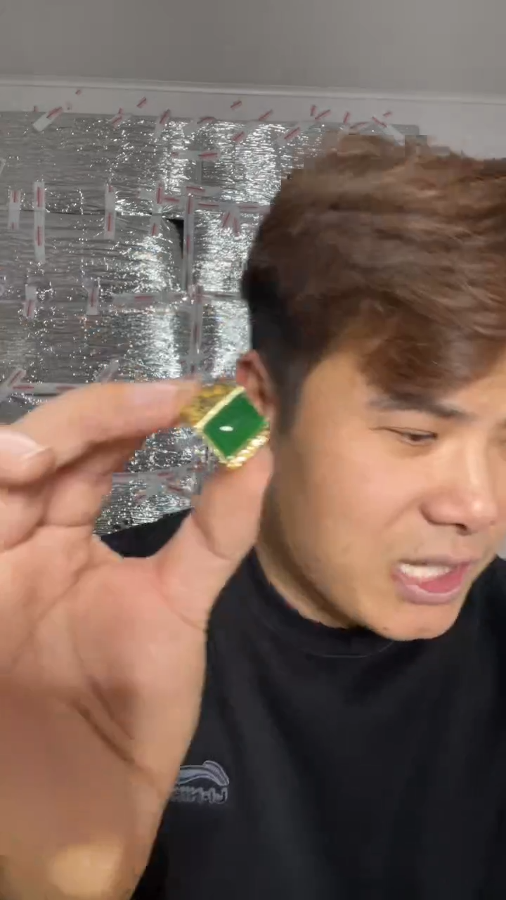 无非金属果阳绿方戒指