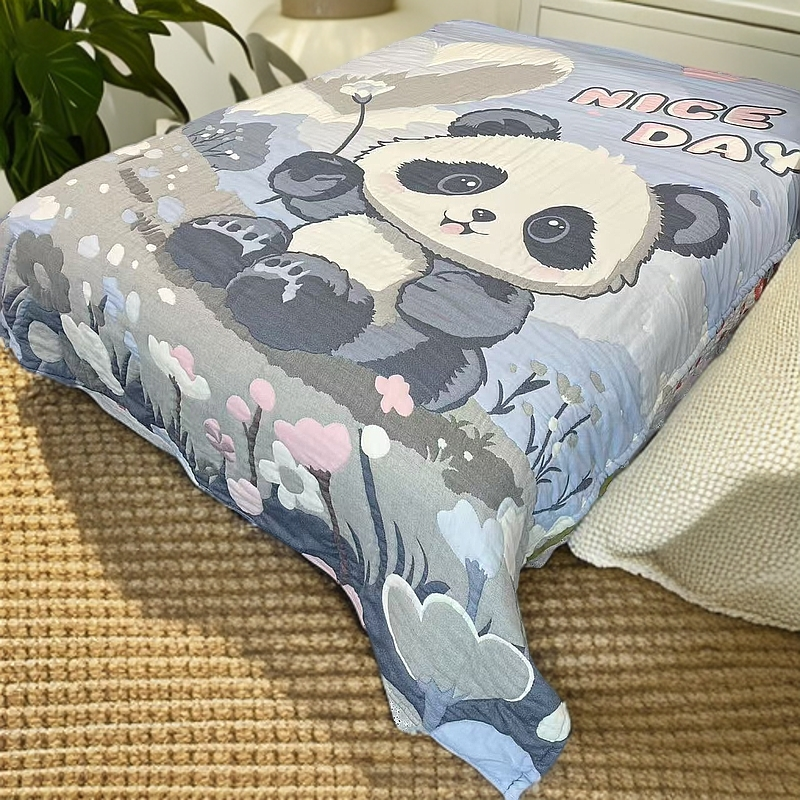 【完美日记】 200*230cm  全棉纱布云柔泡芙被