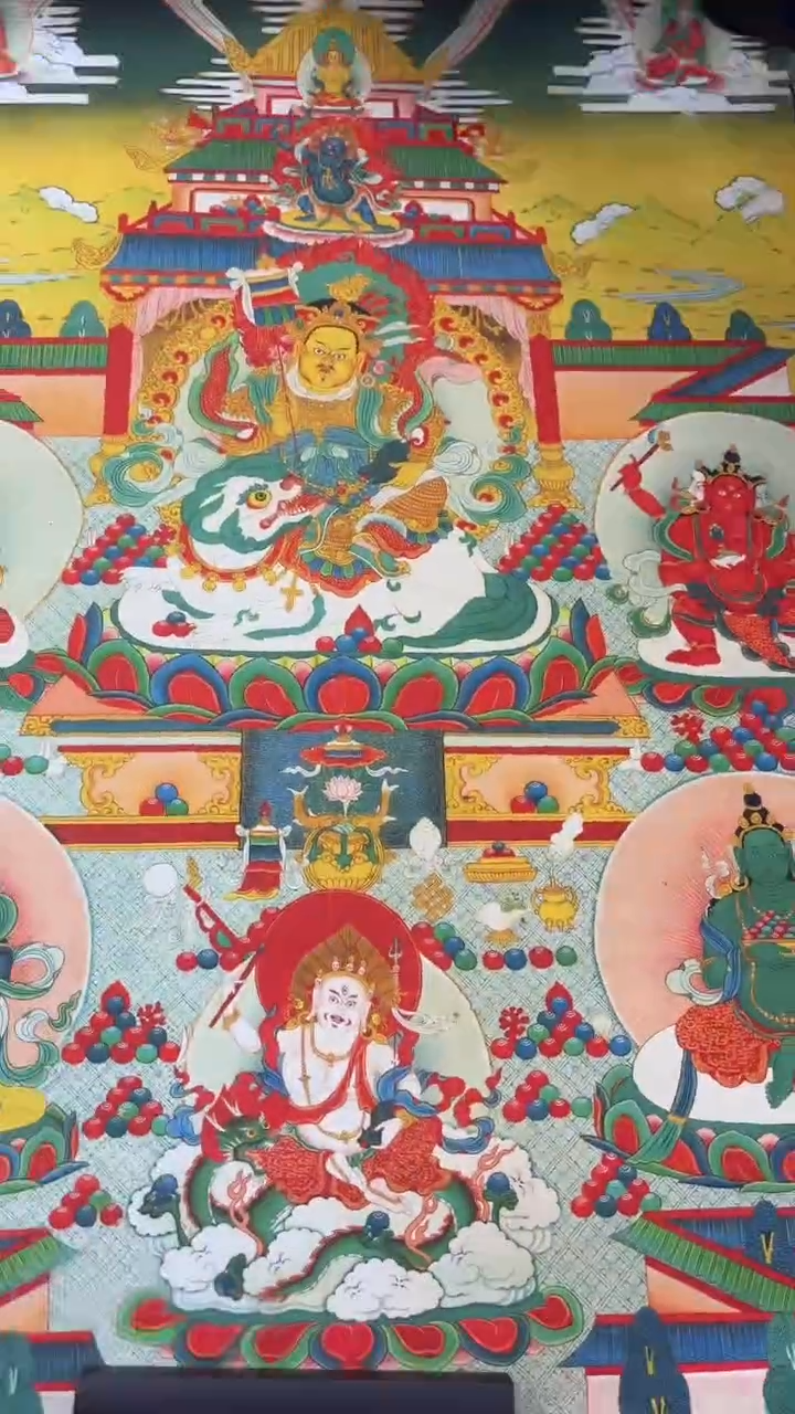 装裱画精美唐卡艺术绘画作品