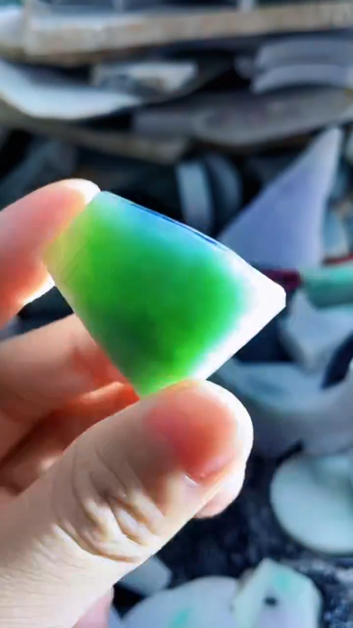 裸石翡翠天然A货翡翠板料