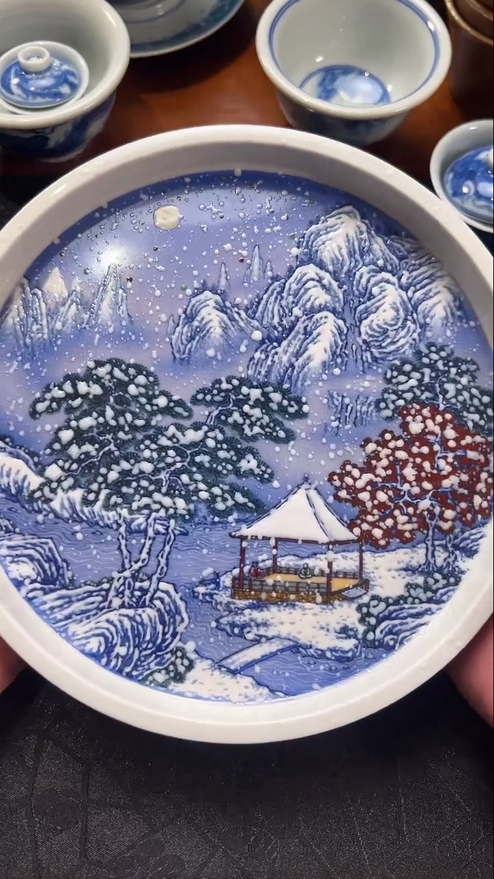 【闪购商品】陶瓷盖子款清三柴烧-梦回大明壶承