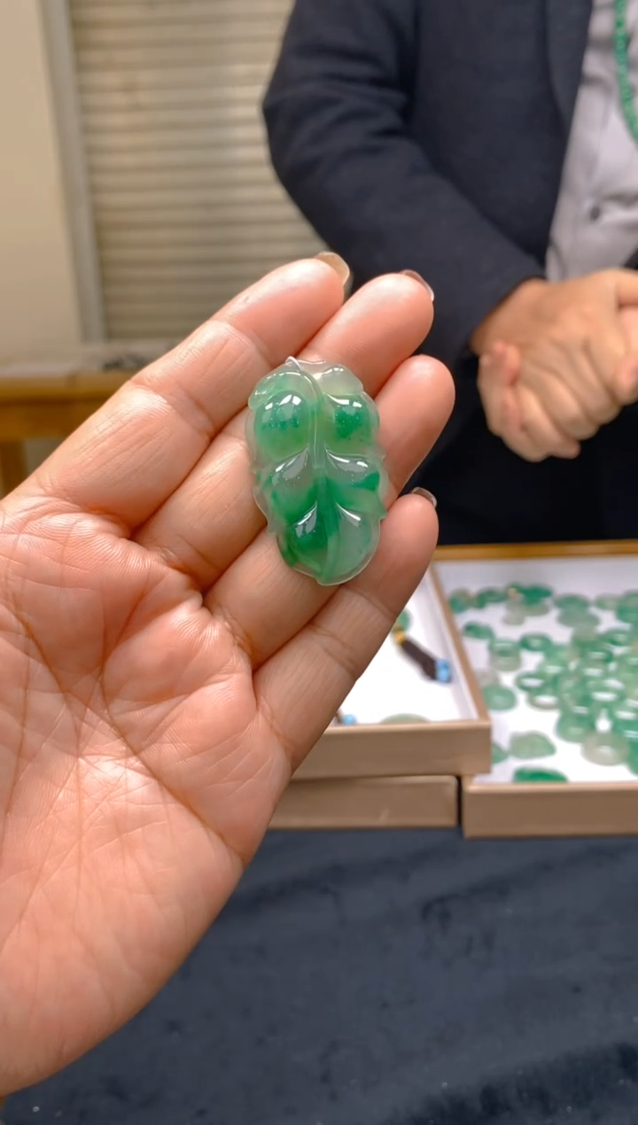 【闪购商品】石英质玉颈饰未镶嵌美人冰非洲翠3080