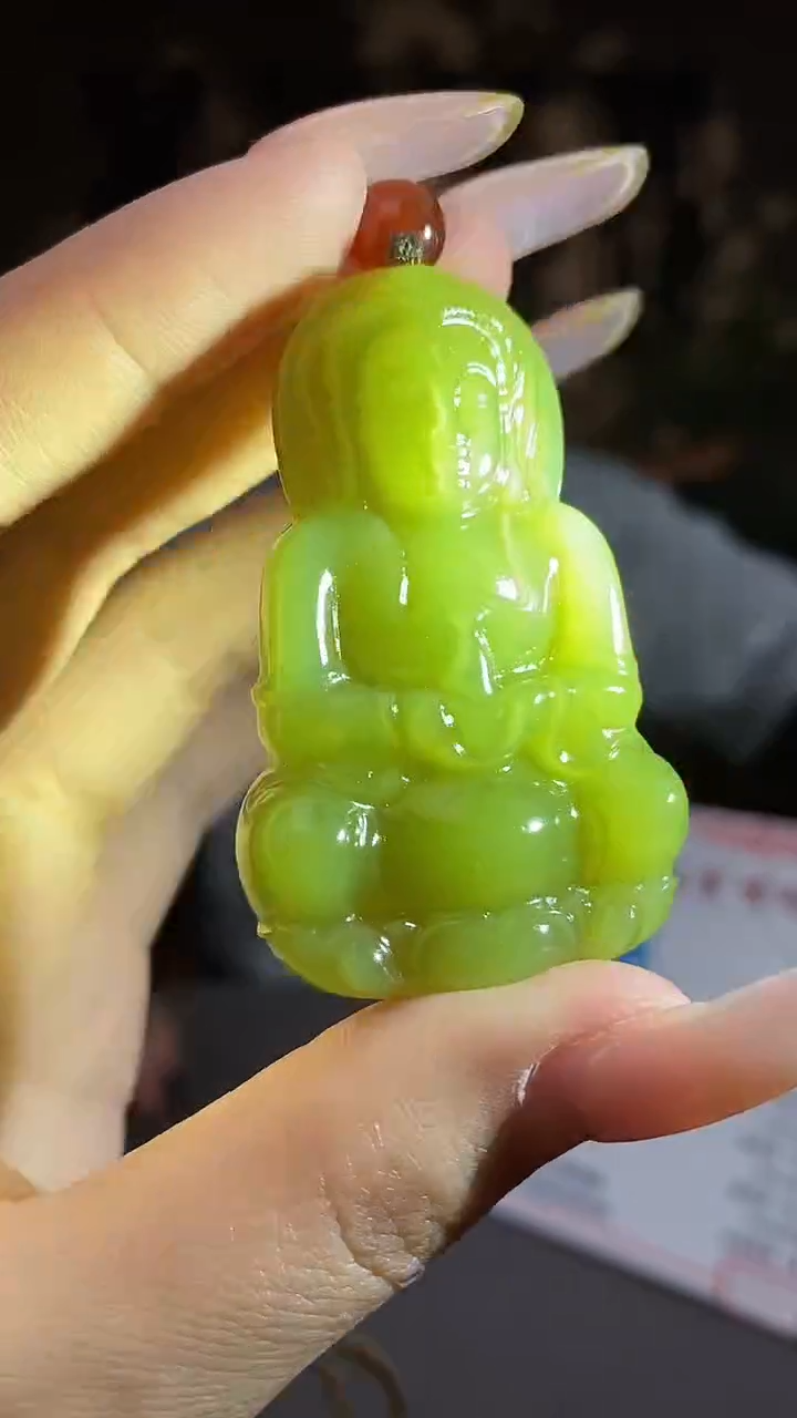 和田玉未镶嵌颈饰C251