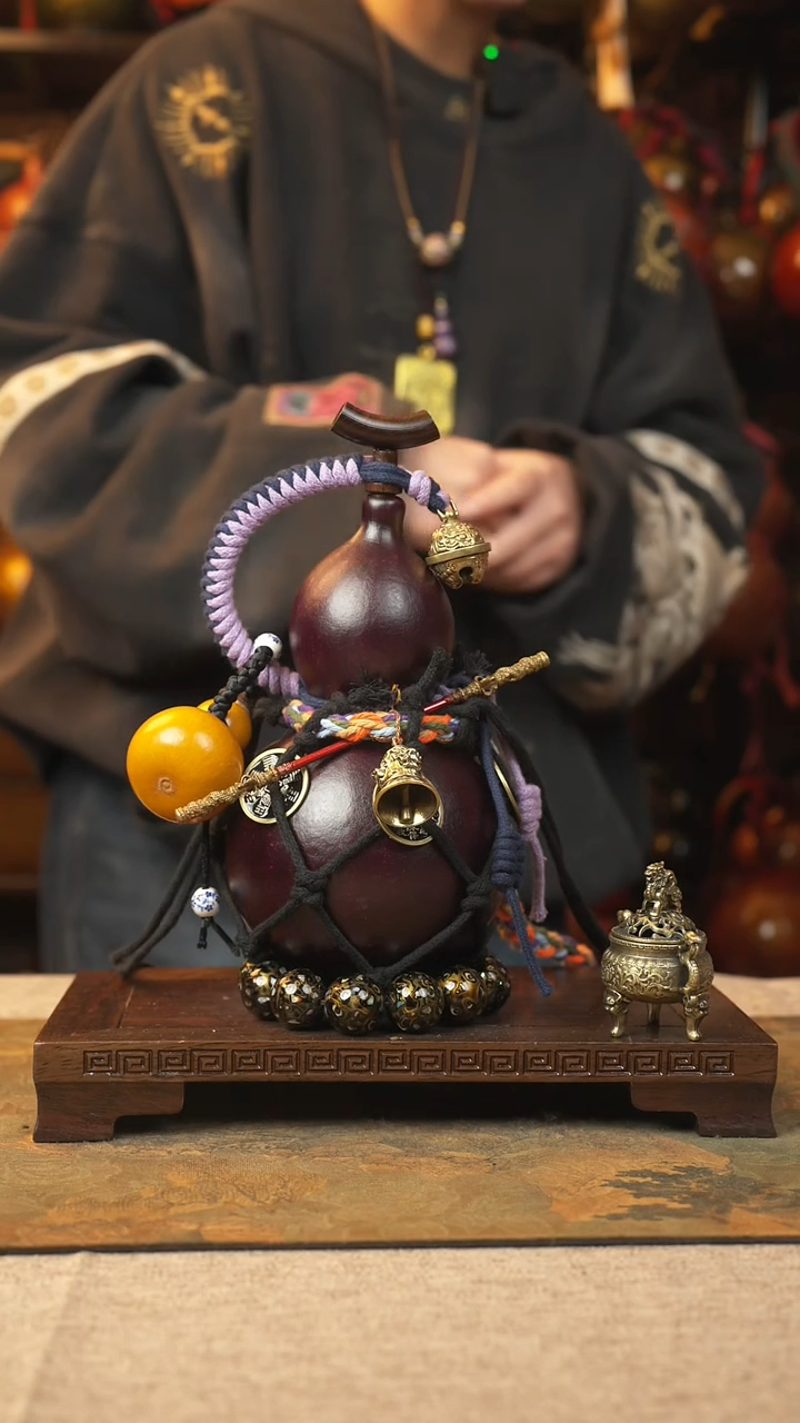 【闪购商品】093大漆葫芦一物一拍记葫堂出品