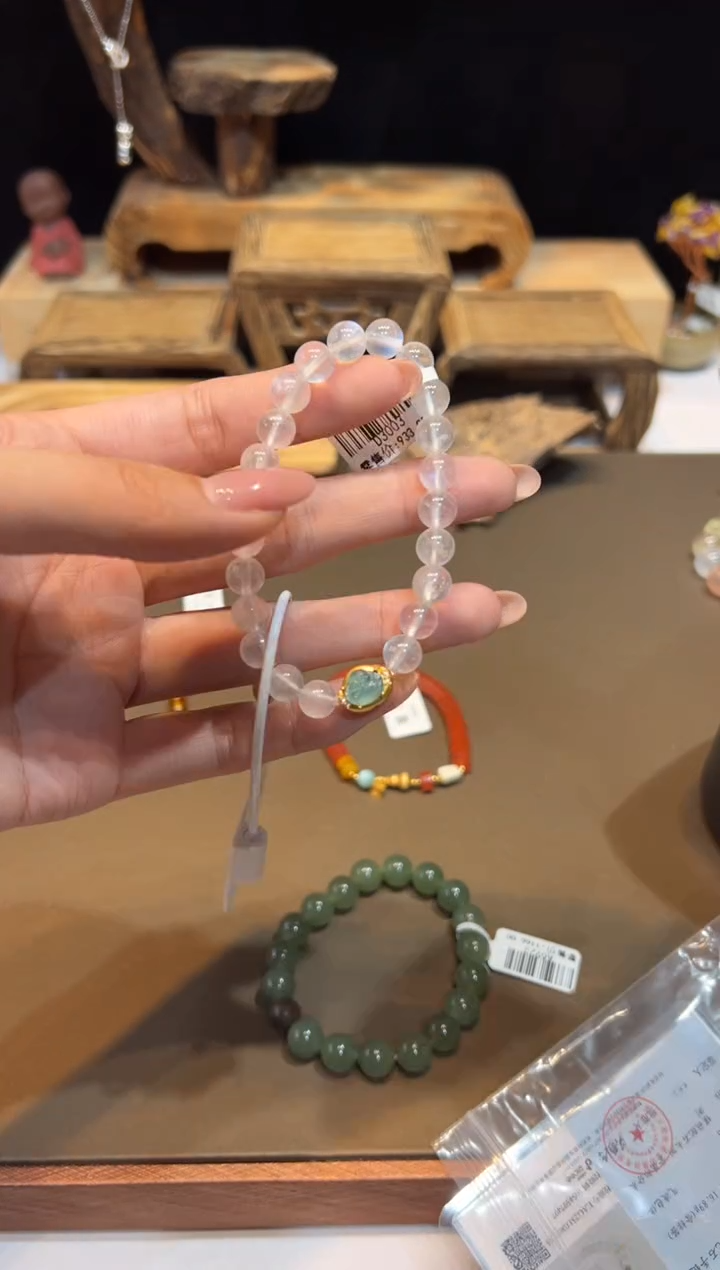 未镶嵌手链长石手饰@@D3003