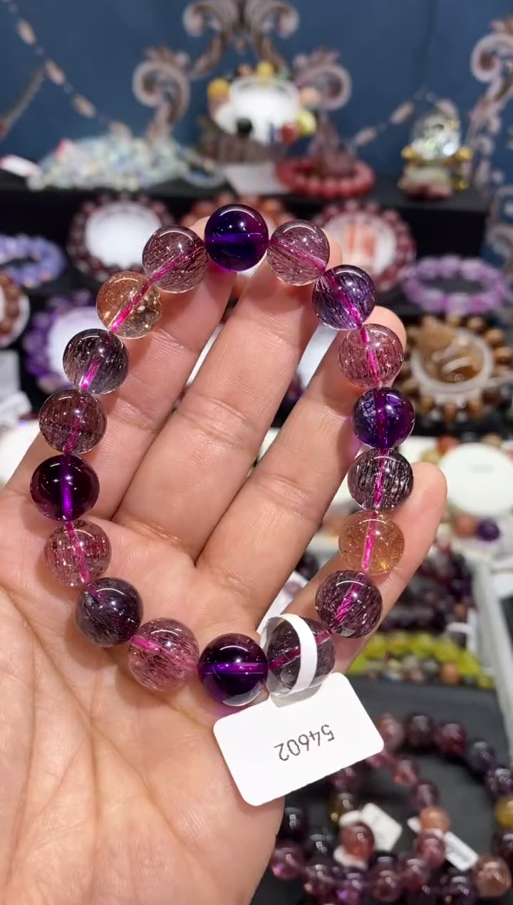 【闪购商品】水晶手串未镶嵌老矿超七11+