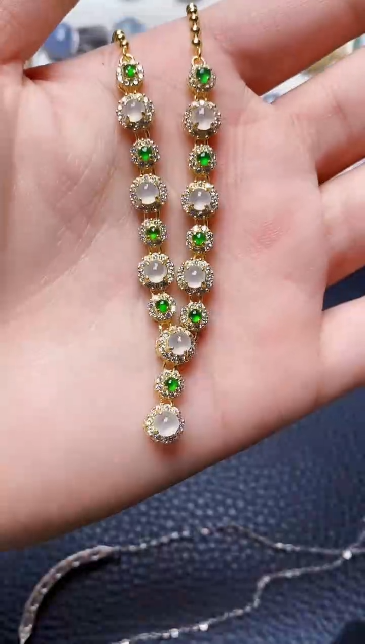 银S925镶嵌戒指翡翠1077