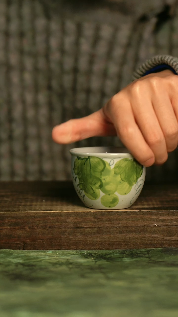 釉下彩手工手绘瓷器青诗集手工手绘瓷器