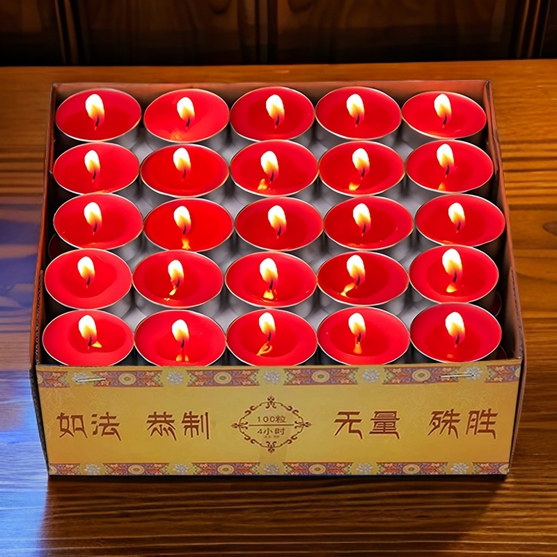 无烟植物蜡烛酥油灯蜡烛灯酥油油灯节日家用长明灯批发厂家直销