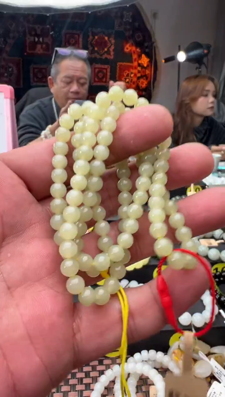 未镶嵌手链和田玉若羌料黄口项链卡6