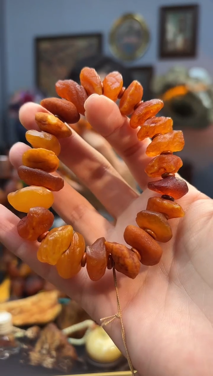 手串琥珀未镶嵌手串