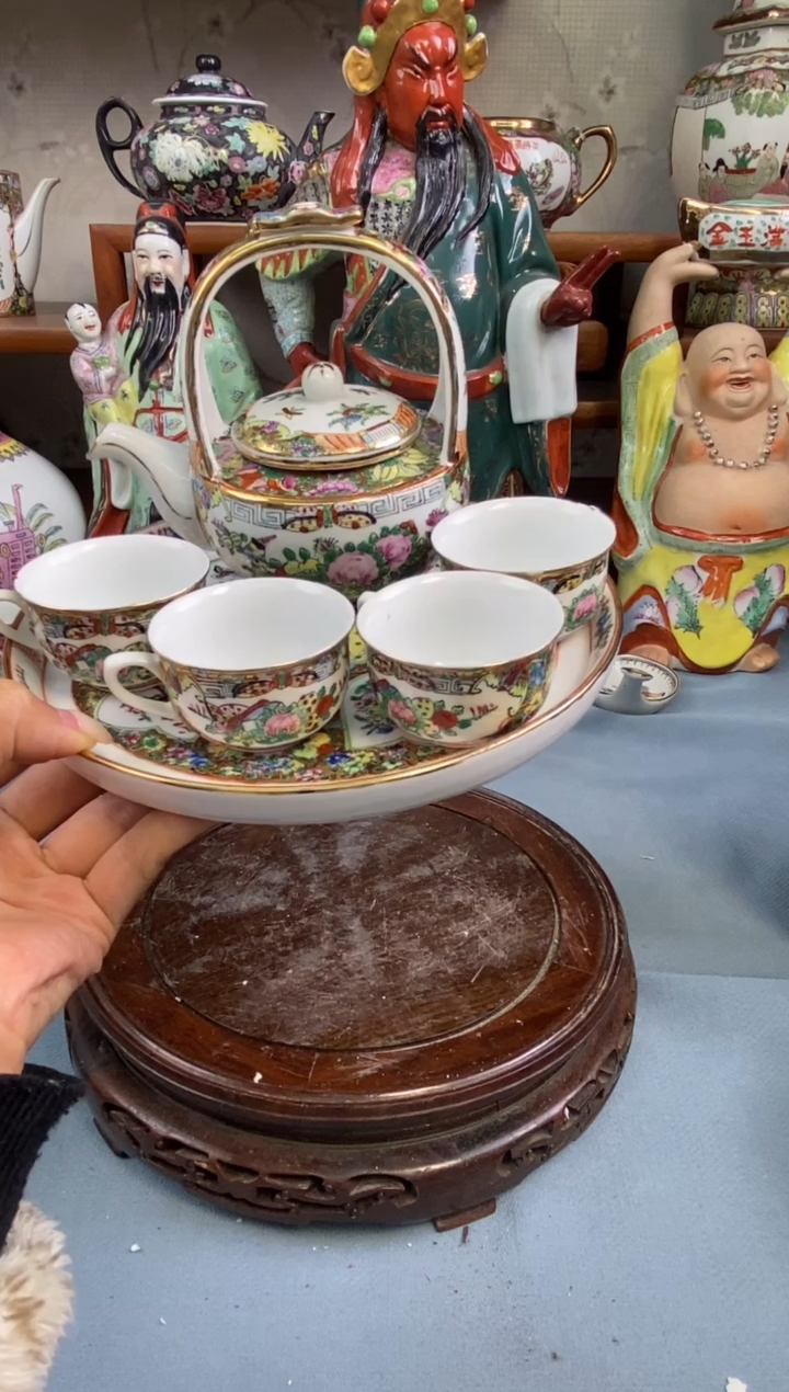 瓷片微瑕慎拍景德镇窑老厂瓷器单件