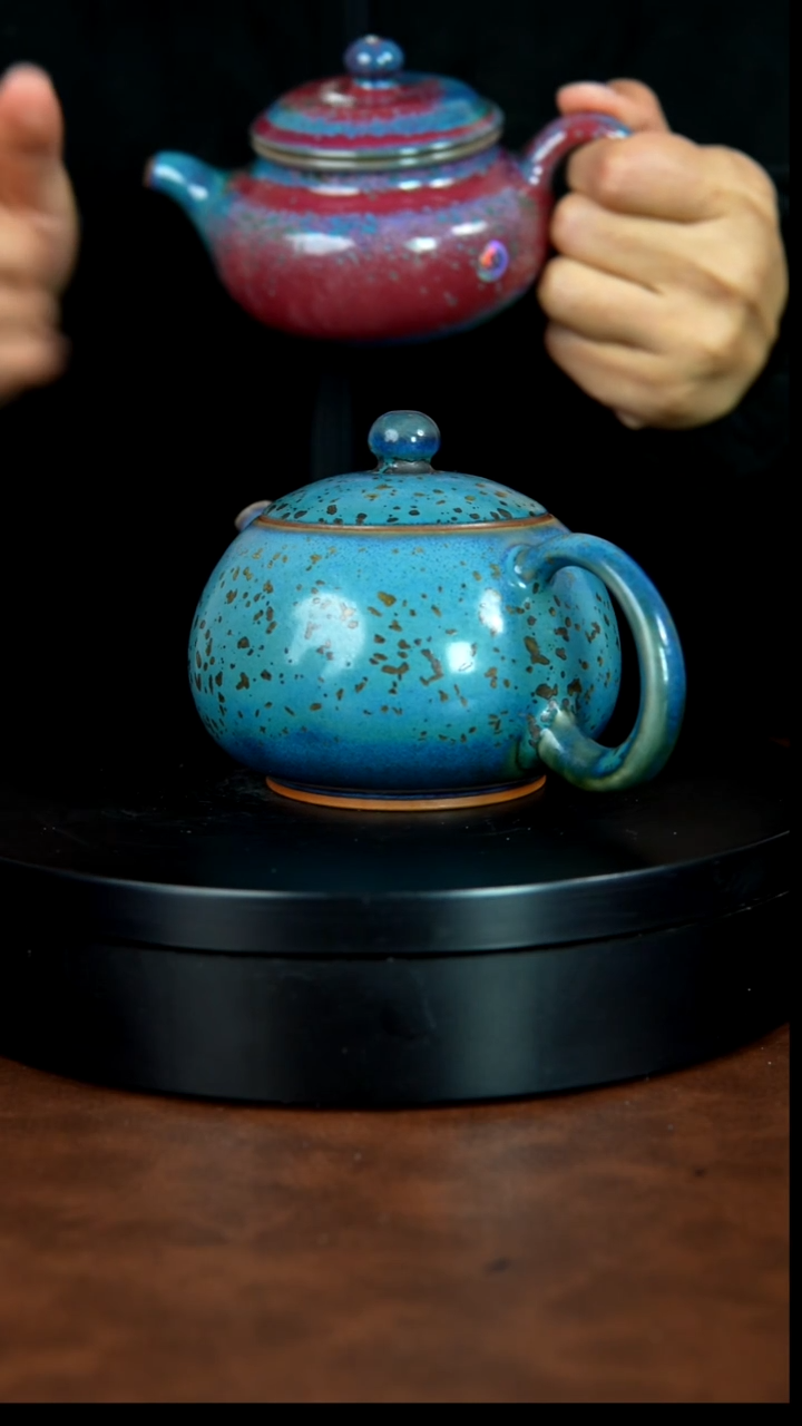 96往**风号/禹州神垕特产】原矿原产地钧瓷茶具