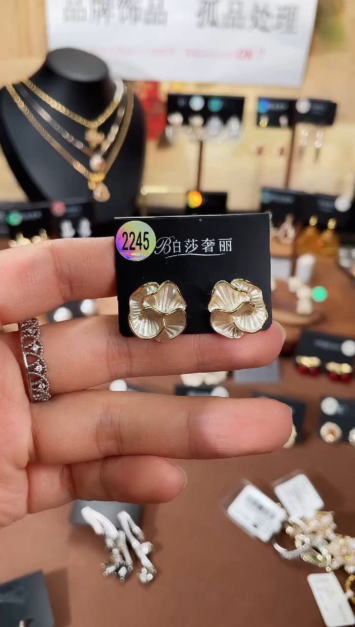 合金925银锆石柏2245