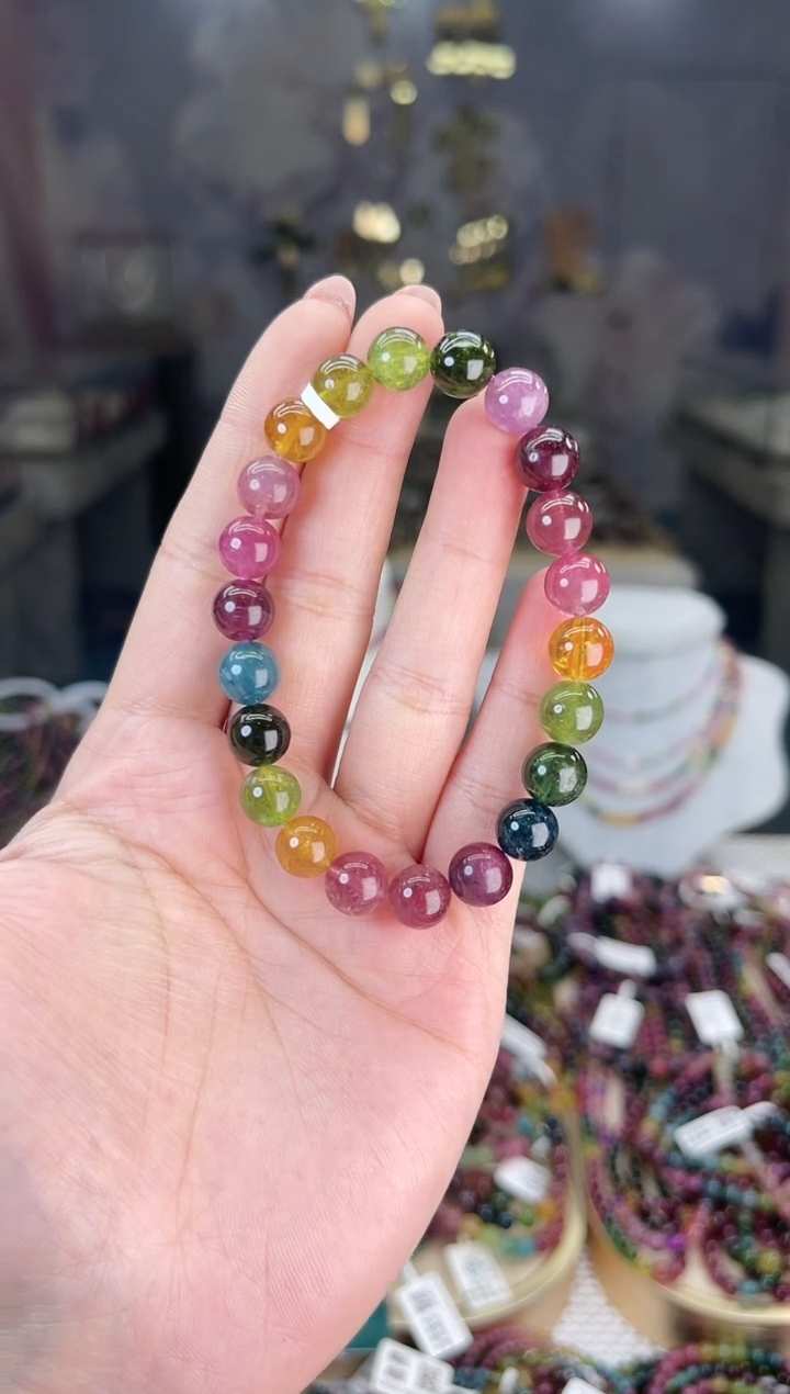 【闪购商品】碧玺/未镶嵌8mm+碧玺单圈多样性发货