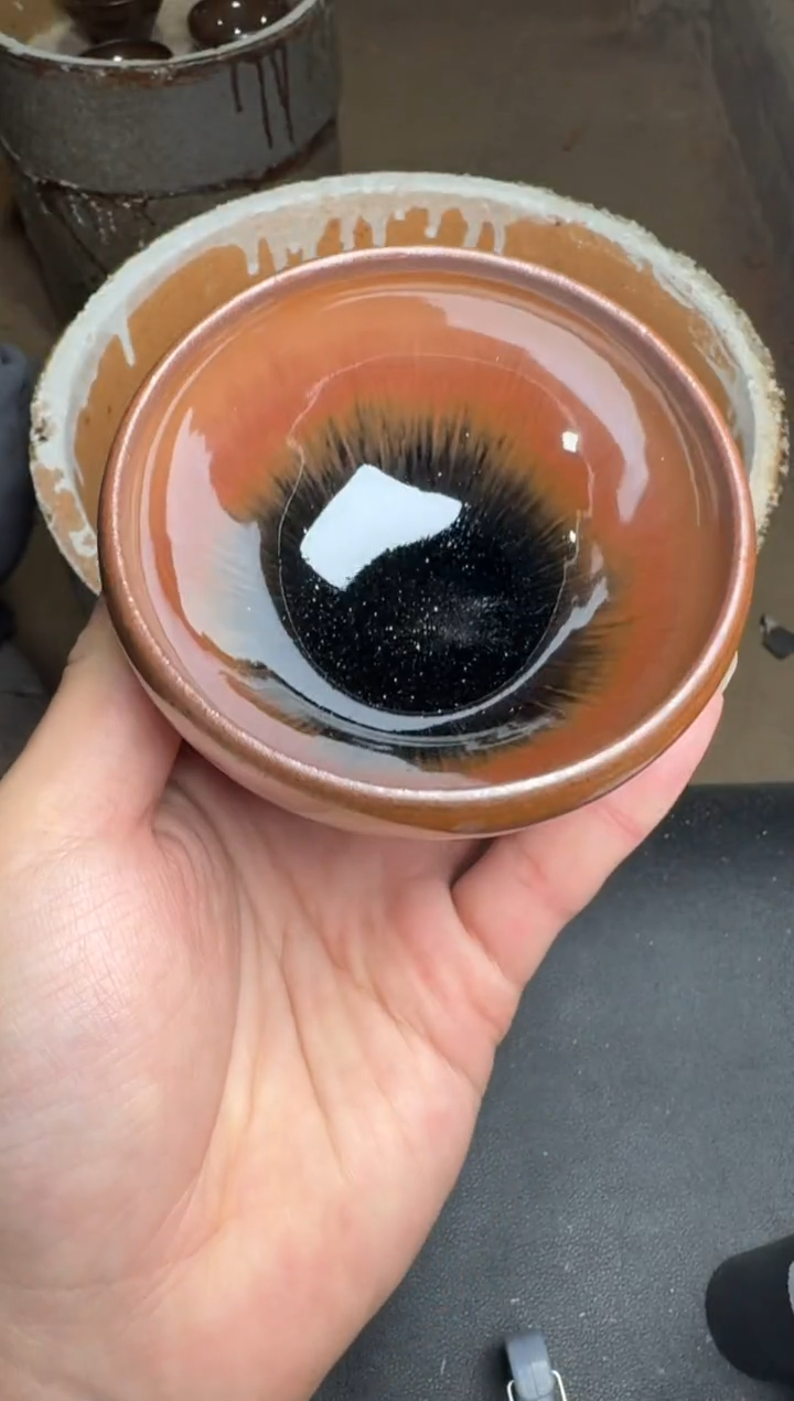 【闪购商品】茶盏行云龙窑柴烧330