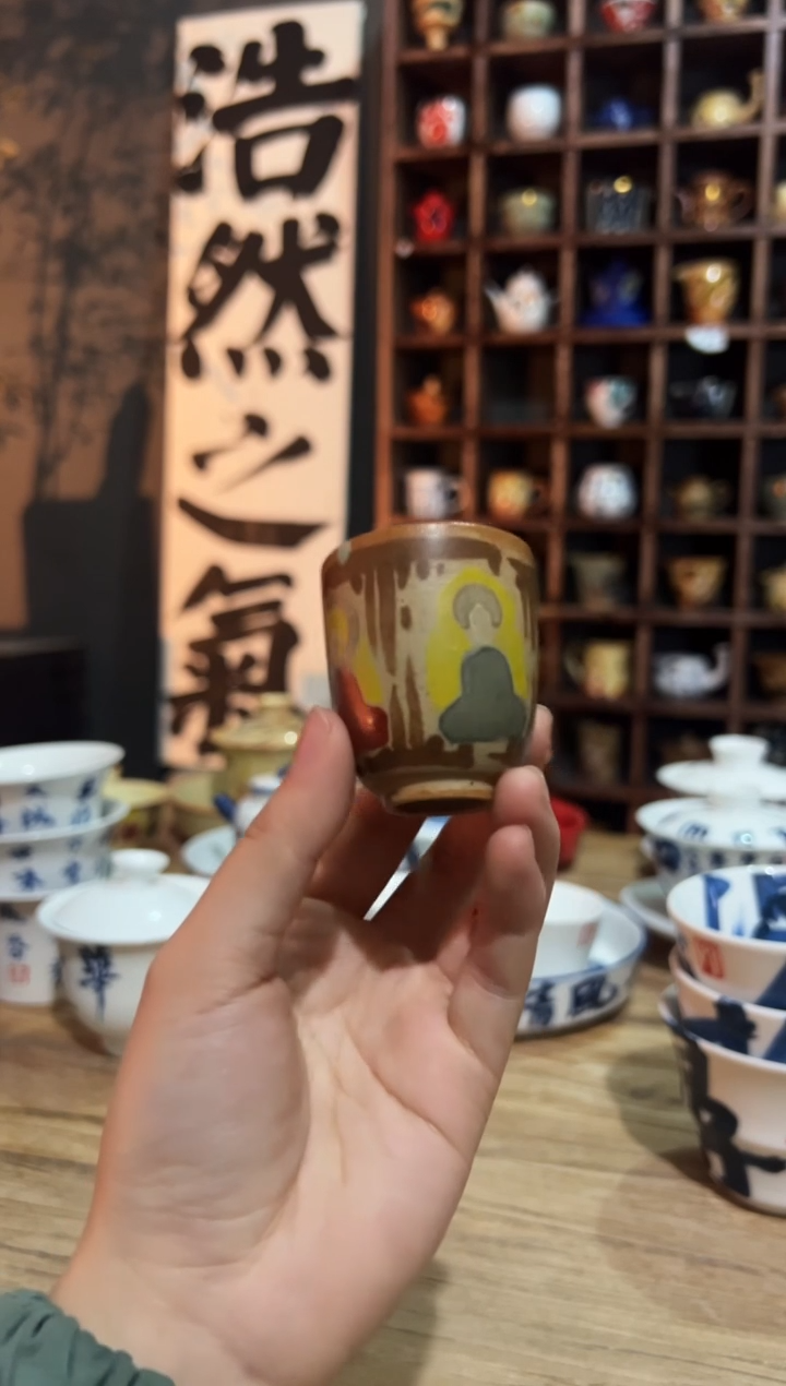 【闪购商品】观云听雨原创手绘茶具