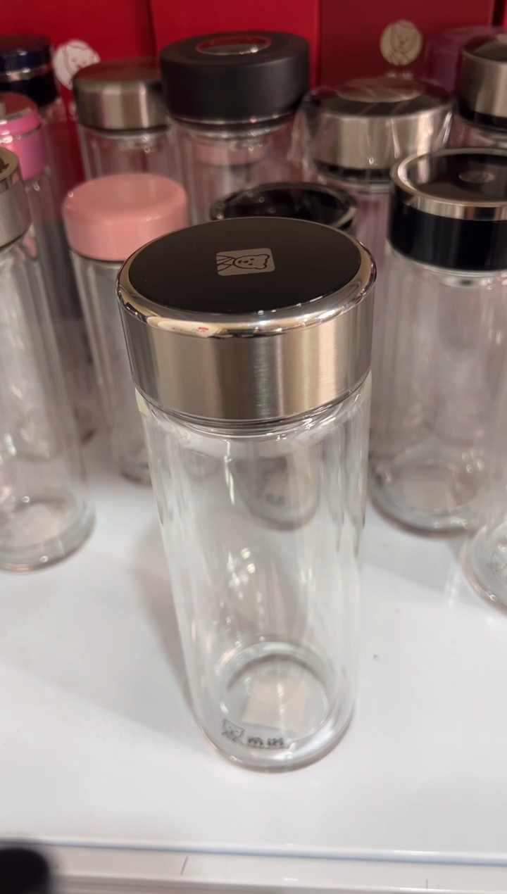 【闪购商品】双层高档365ml高硼硅茶杯