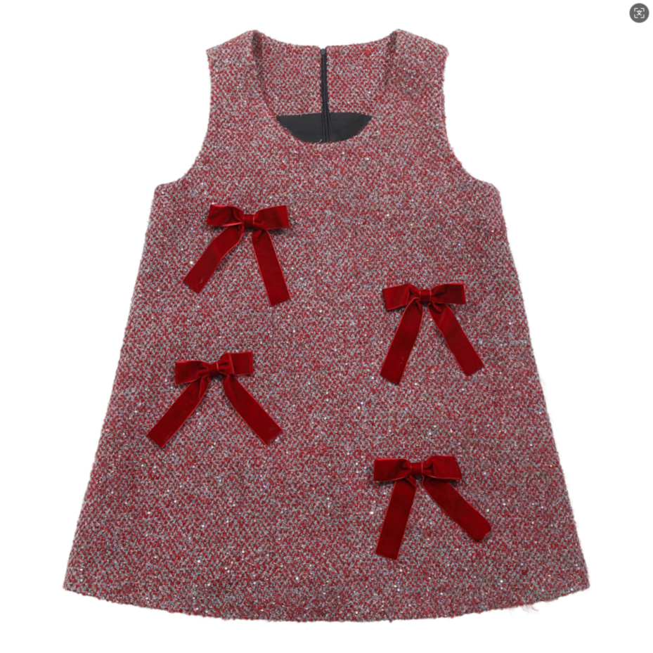 大码公主风纯色连衣裙春秋季女连衣裙洋气红色CVC20278