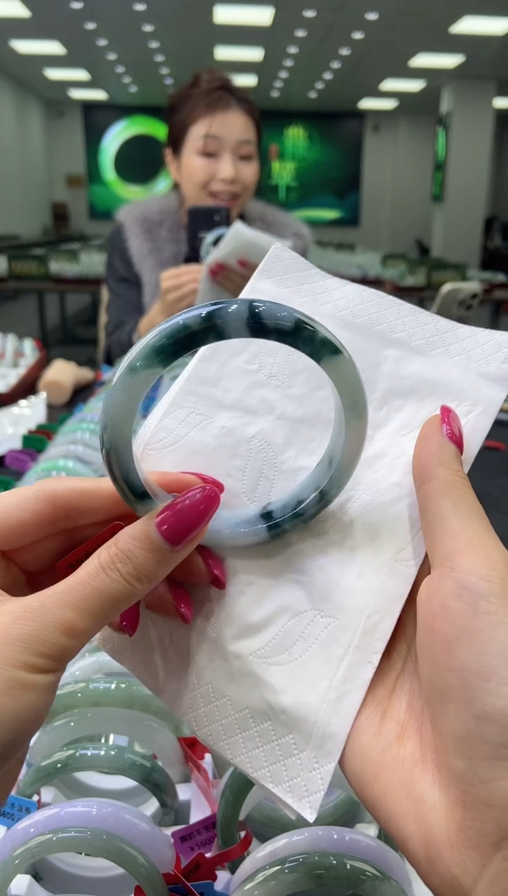 未镶嵌手镯翡翠0058588