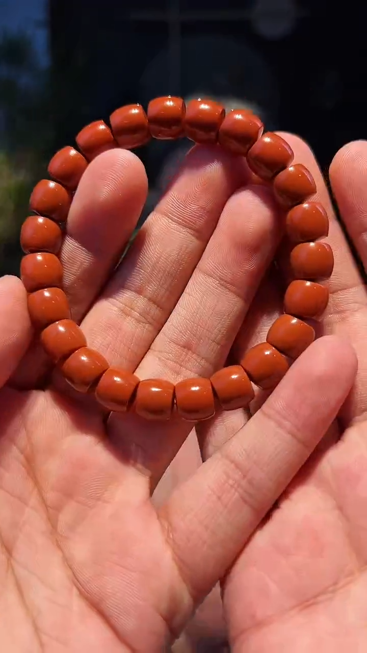 【闪购商品】南红玛瑙手串未镶嵌10+朱红