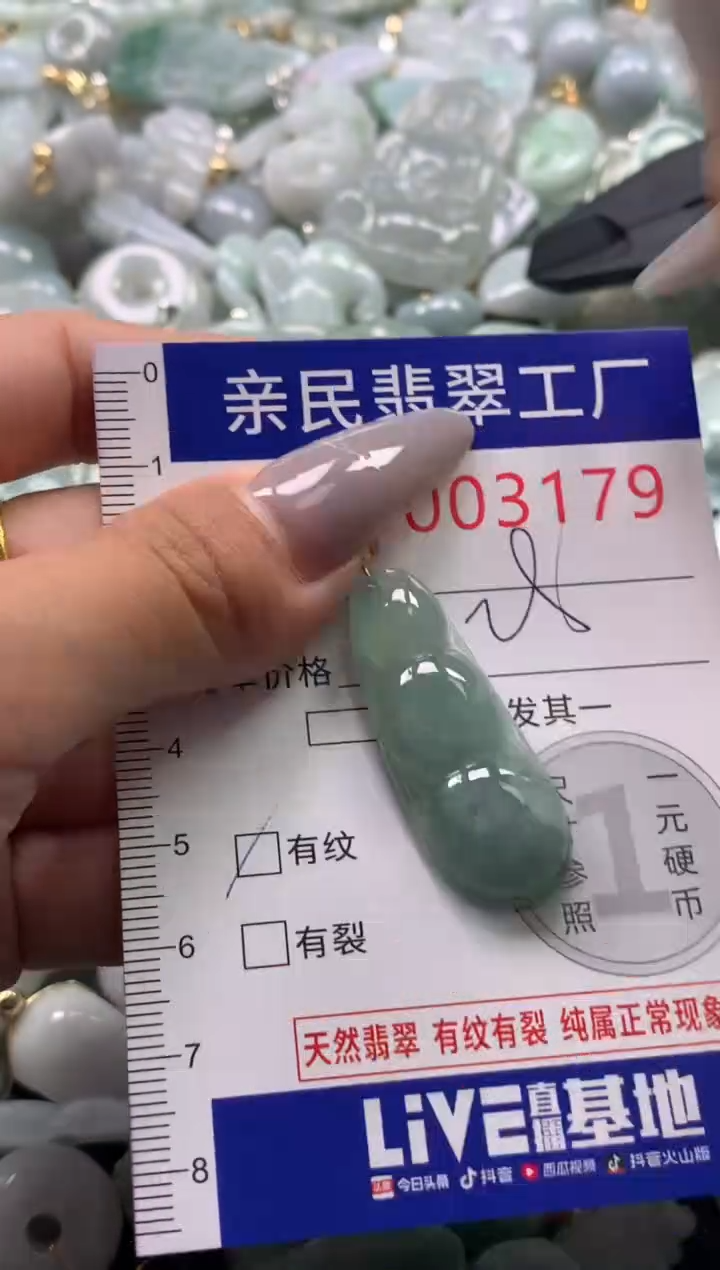 颈饰未镶嵌翡翠3179