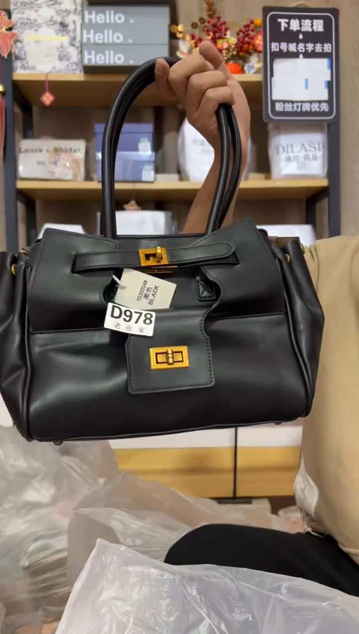 小牛剖层皮革老张家女包978