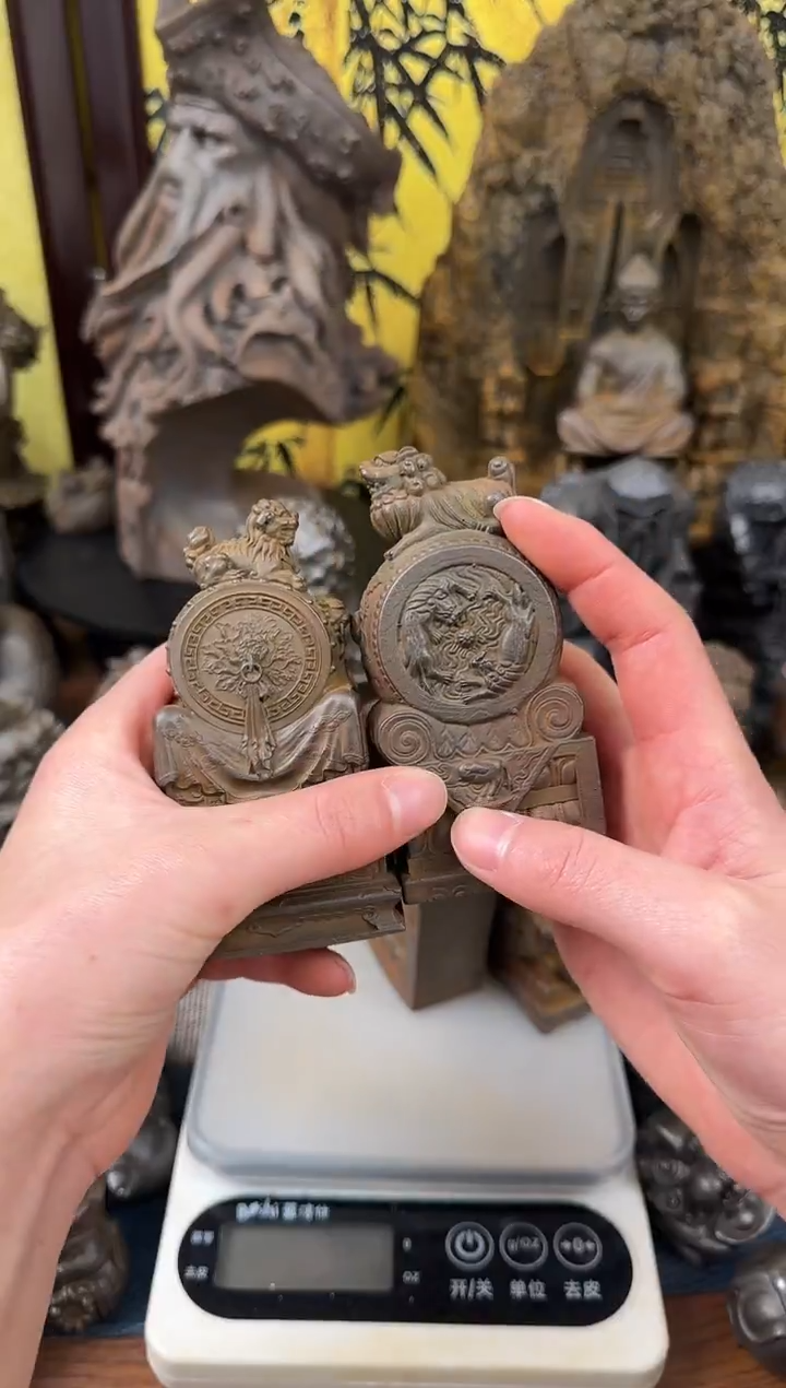 铁精致创意摆件抱鼓石