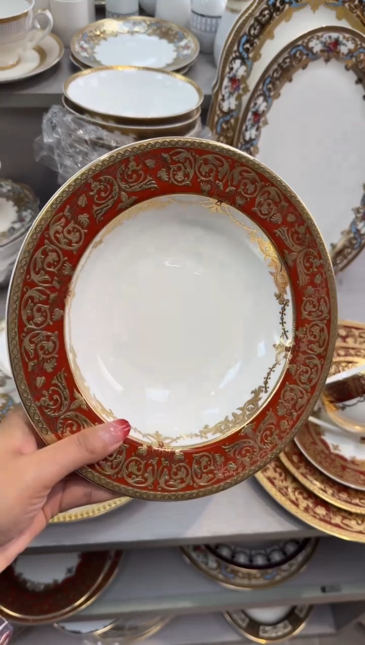 【闪购商品】瓷片8.5寸草帽盘2个  福利价  福利价