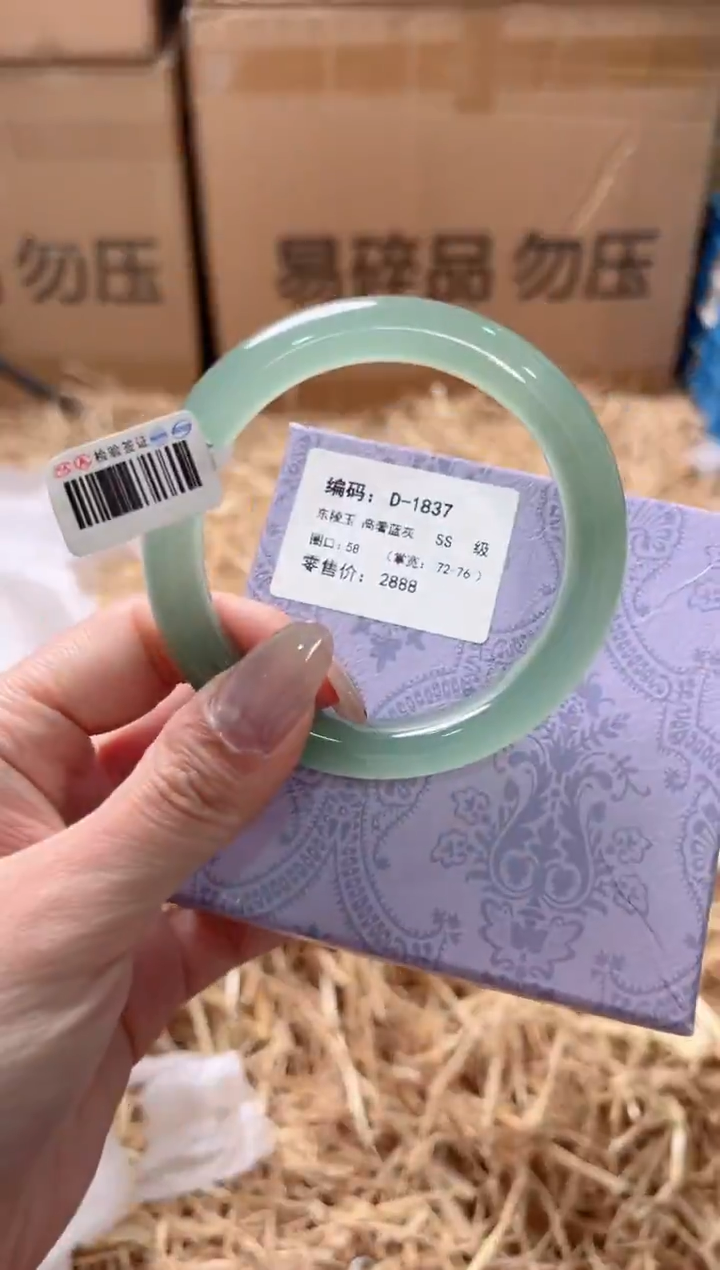 未镶嵌手镯石英质玉D-1837