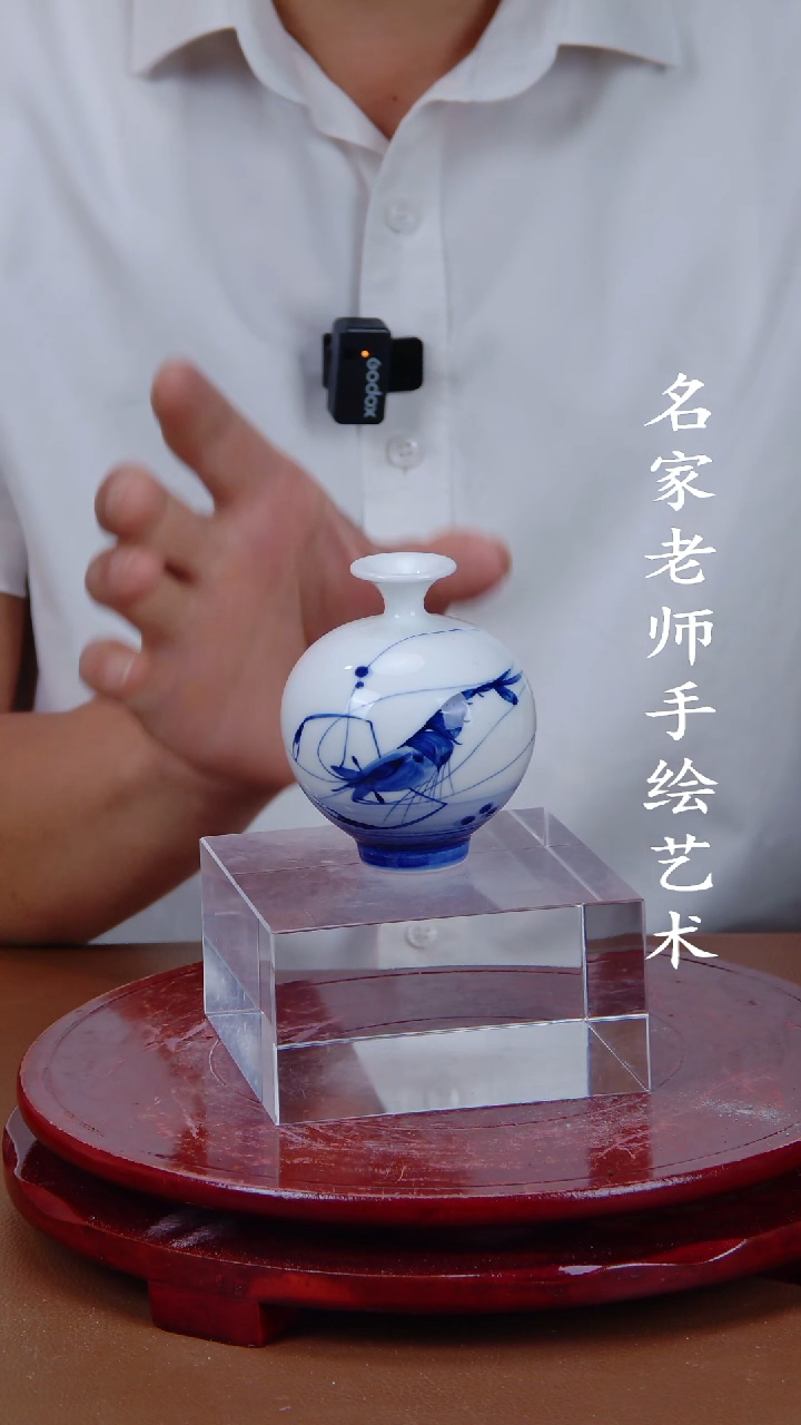 瓶景德镇手工手绘陶瓷摆件4