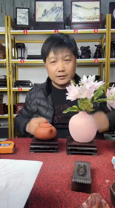 木大叶紫檀明式正方底座10CM//2个