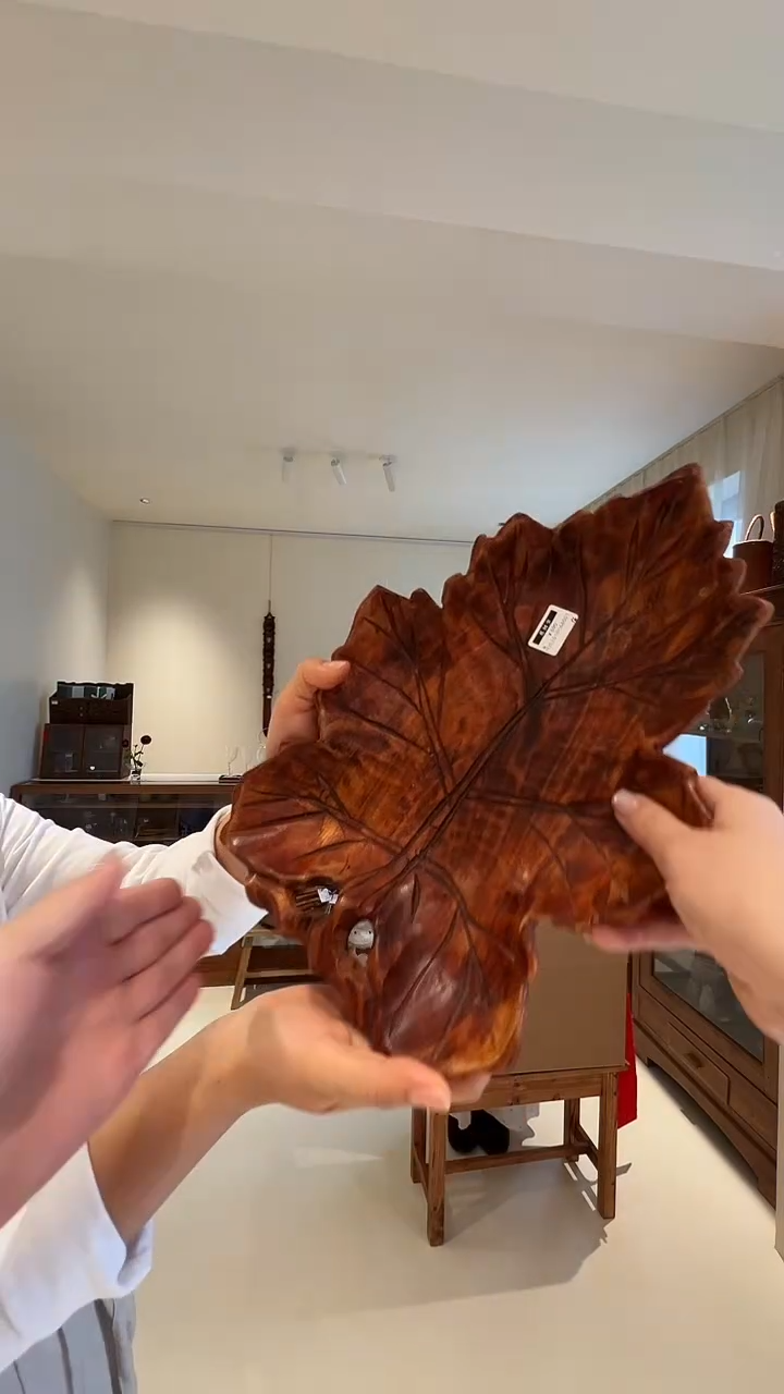 茶道摆件0000福利叶子托盘6001