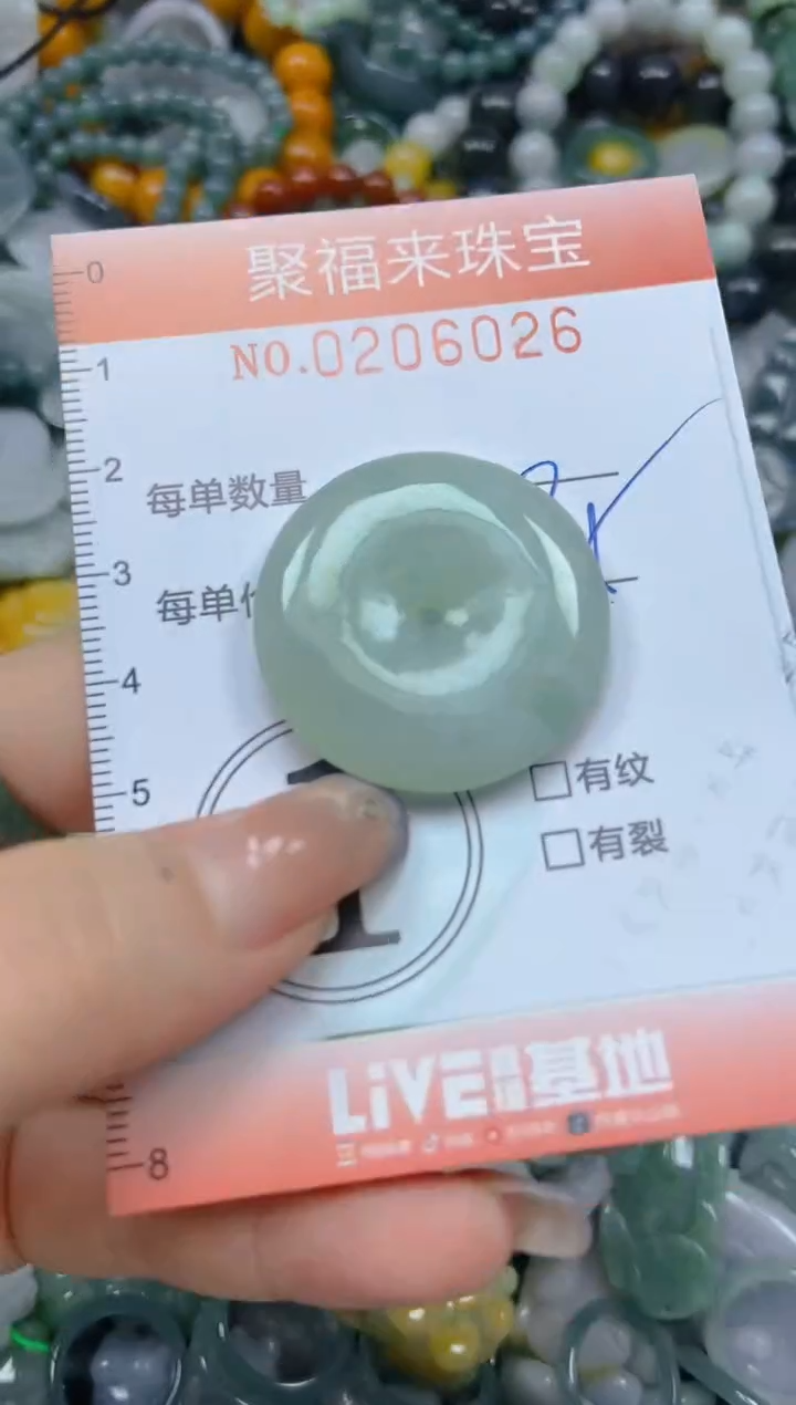 翡翠未镶嵌颈饰闪购0206026