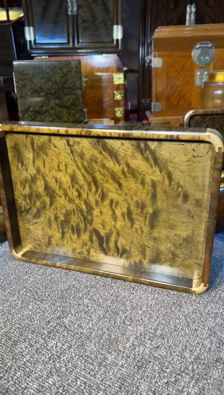 【闪购商品】乌木类成套家具经典精品阴沉乌木托盘Y40