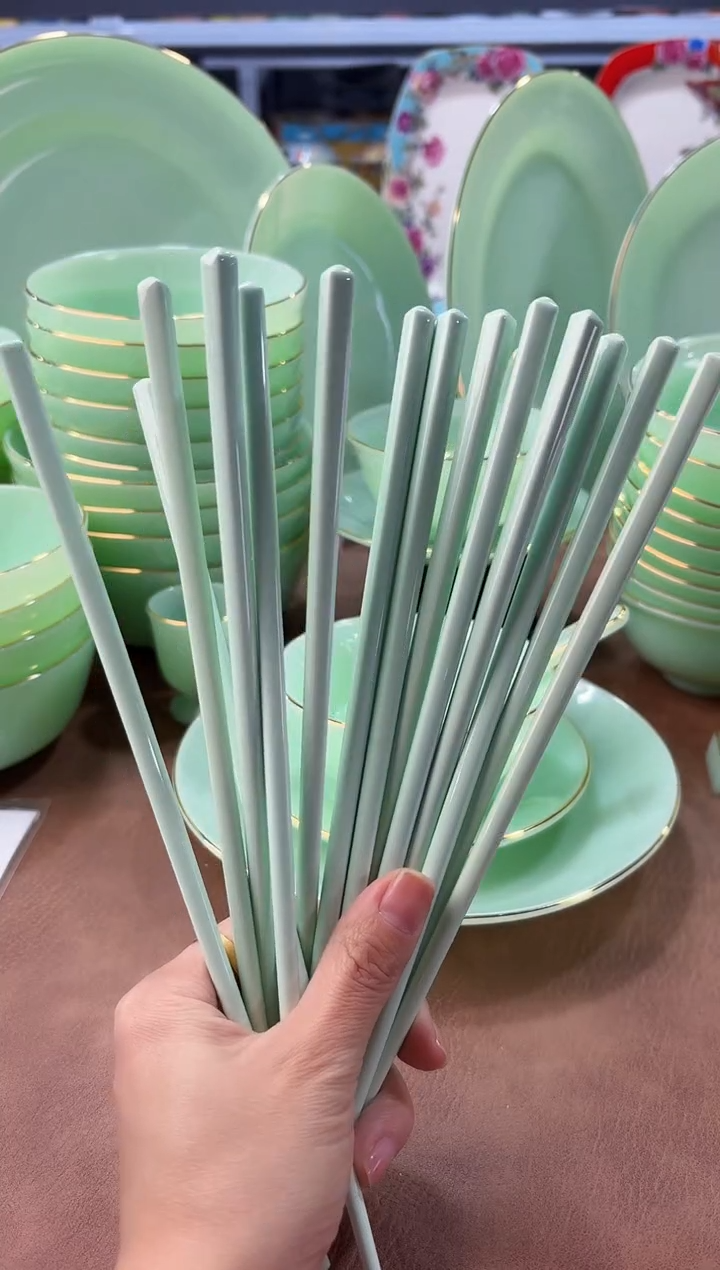 玉瓷筷子10双景德镇餐具