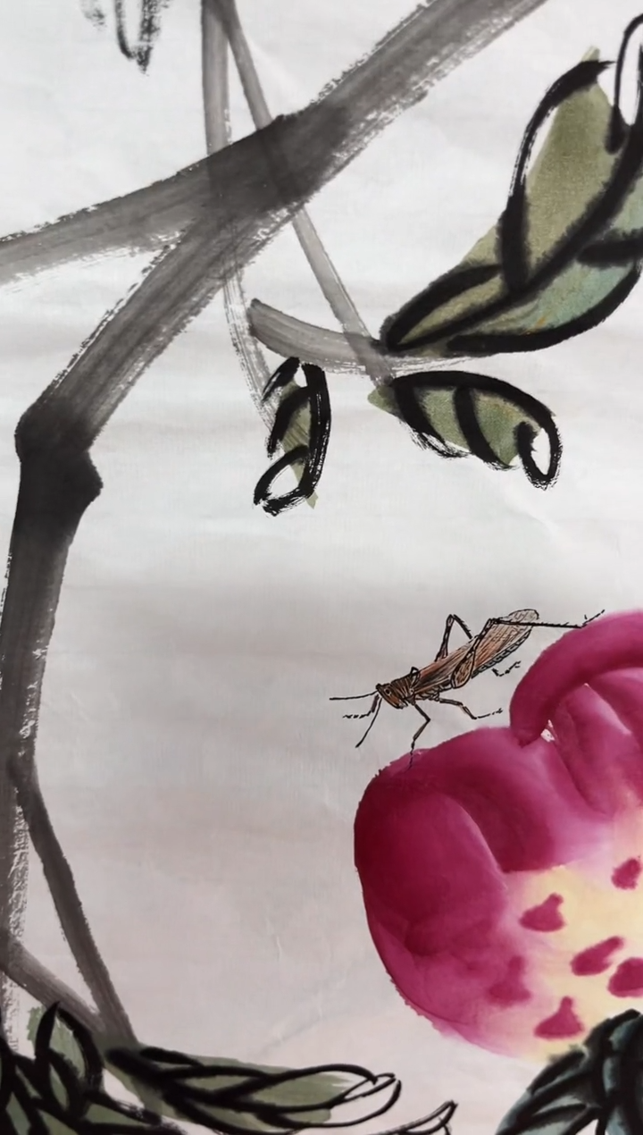 【闪购商品】国画武天庆寿桃图