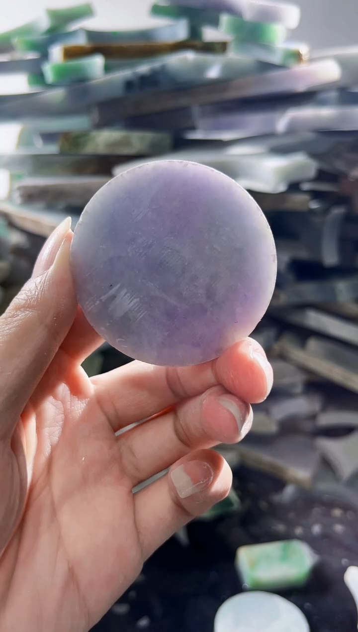 裸石翡翠缅甸翡翠A货陈8059