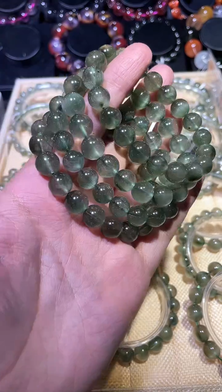 【闪购商品】水晶手链未镶嵌绿发单圈A10（多样性发其一）