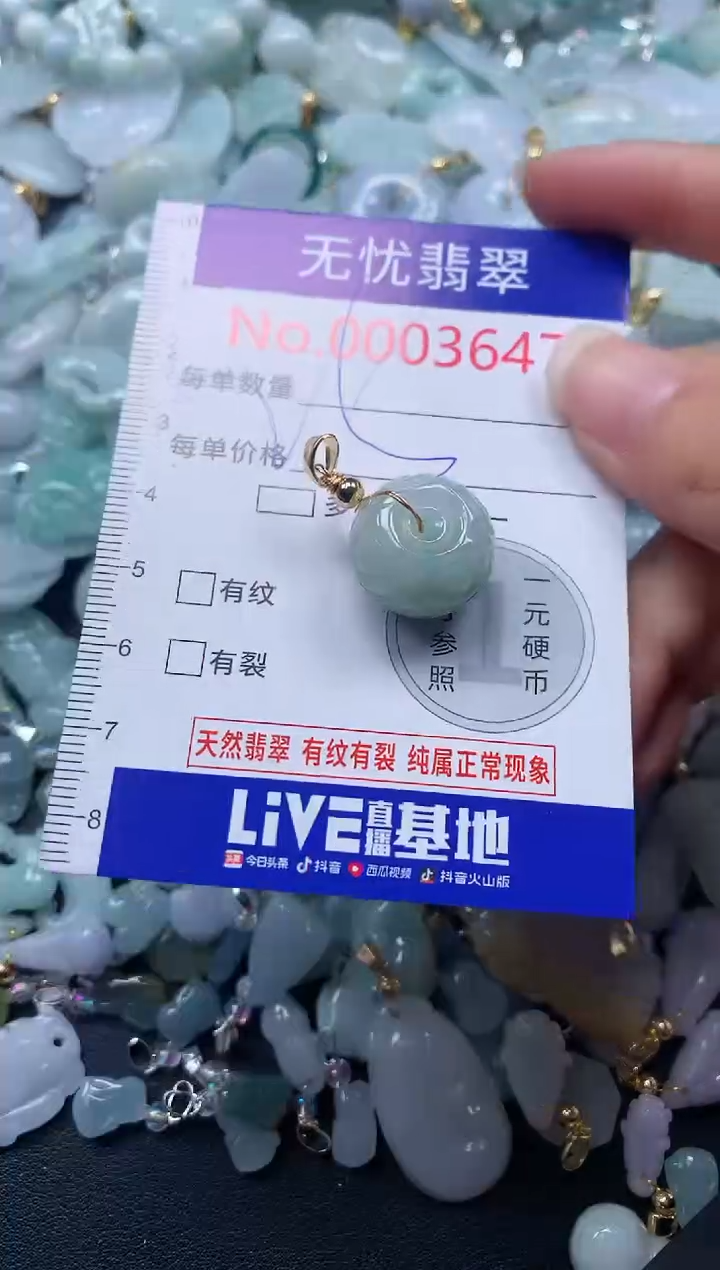 颈饰未镶嵌翡翠3647
