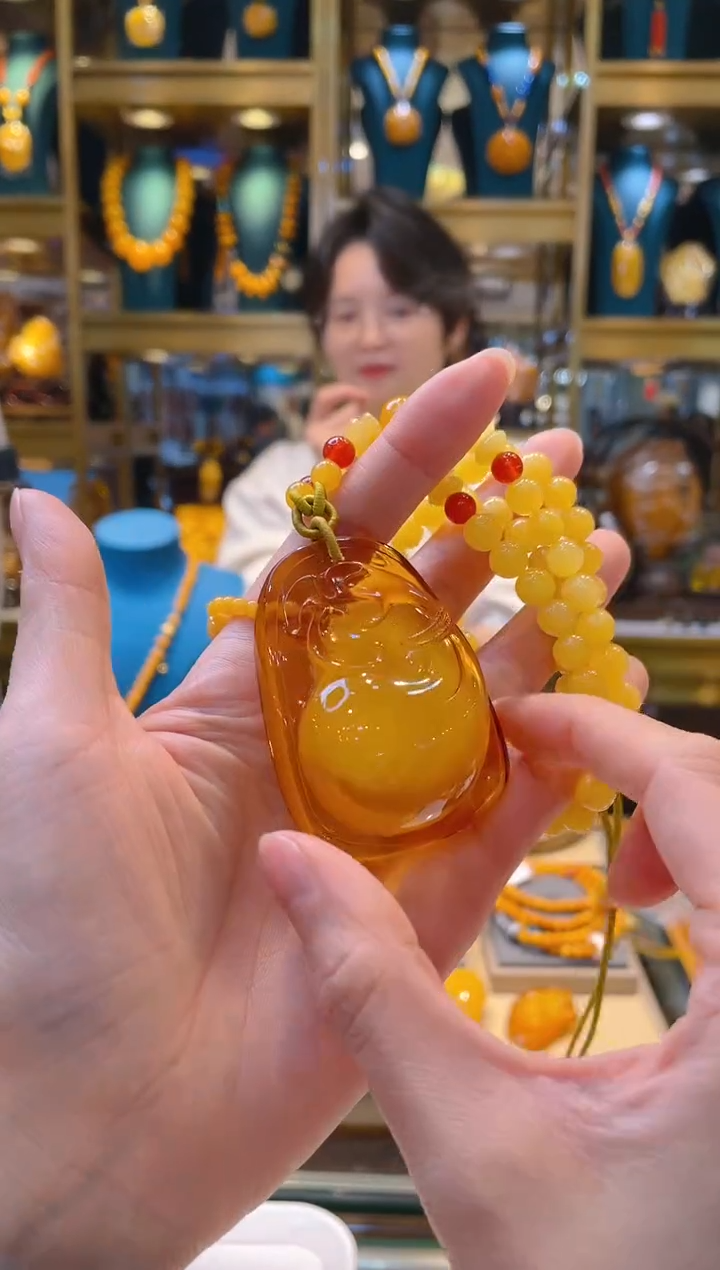 【闪购商品】蜜蜡颈饰未镶嵌@@SJ50111082