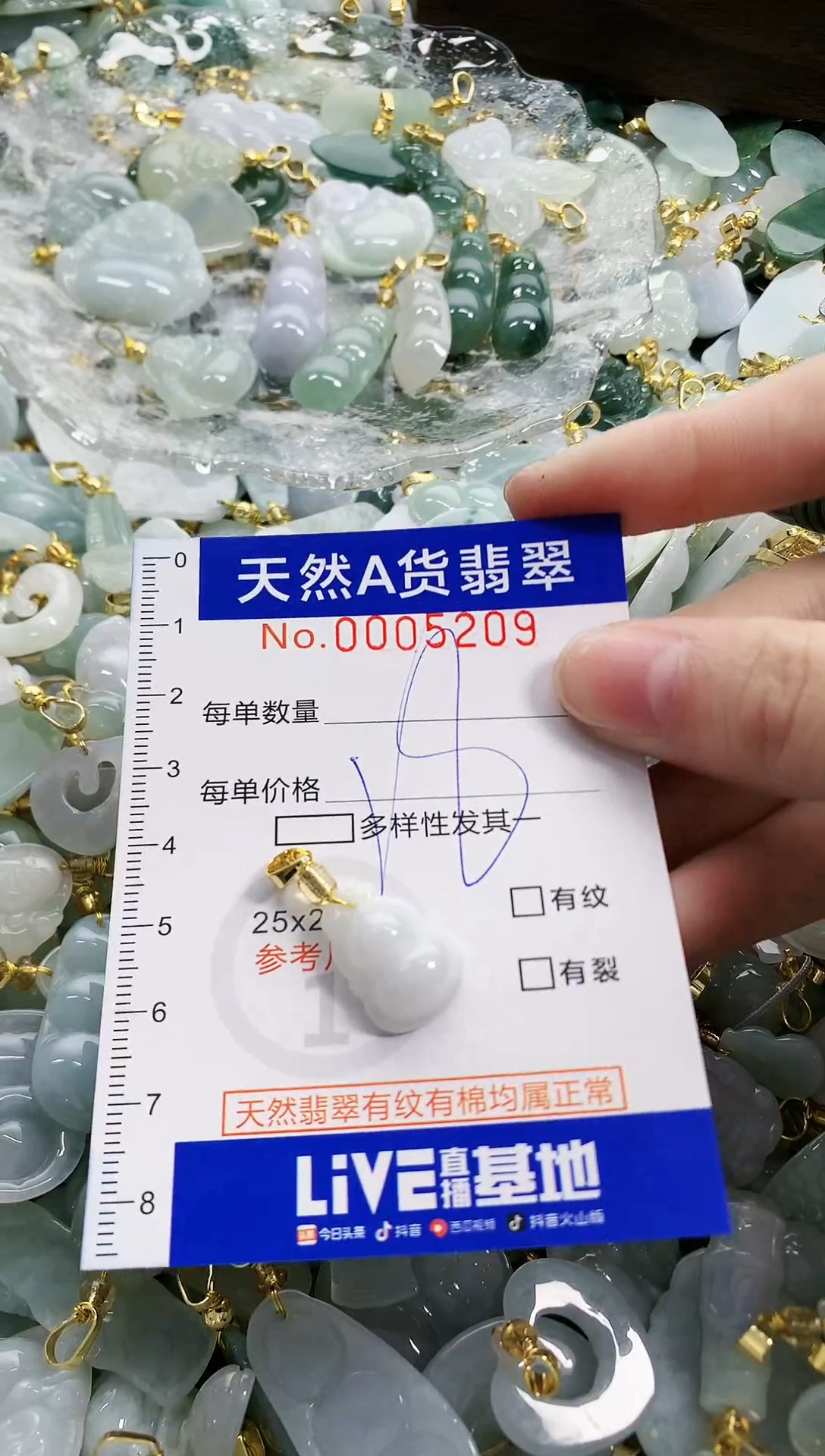 颈饰未镶嵌翡翠天然A货翡翠