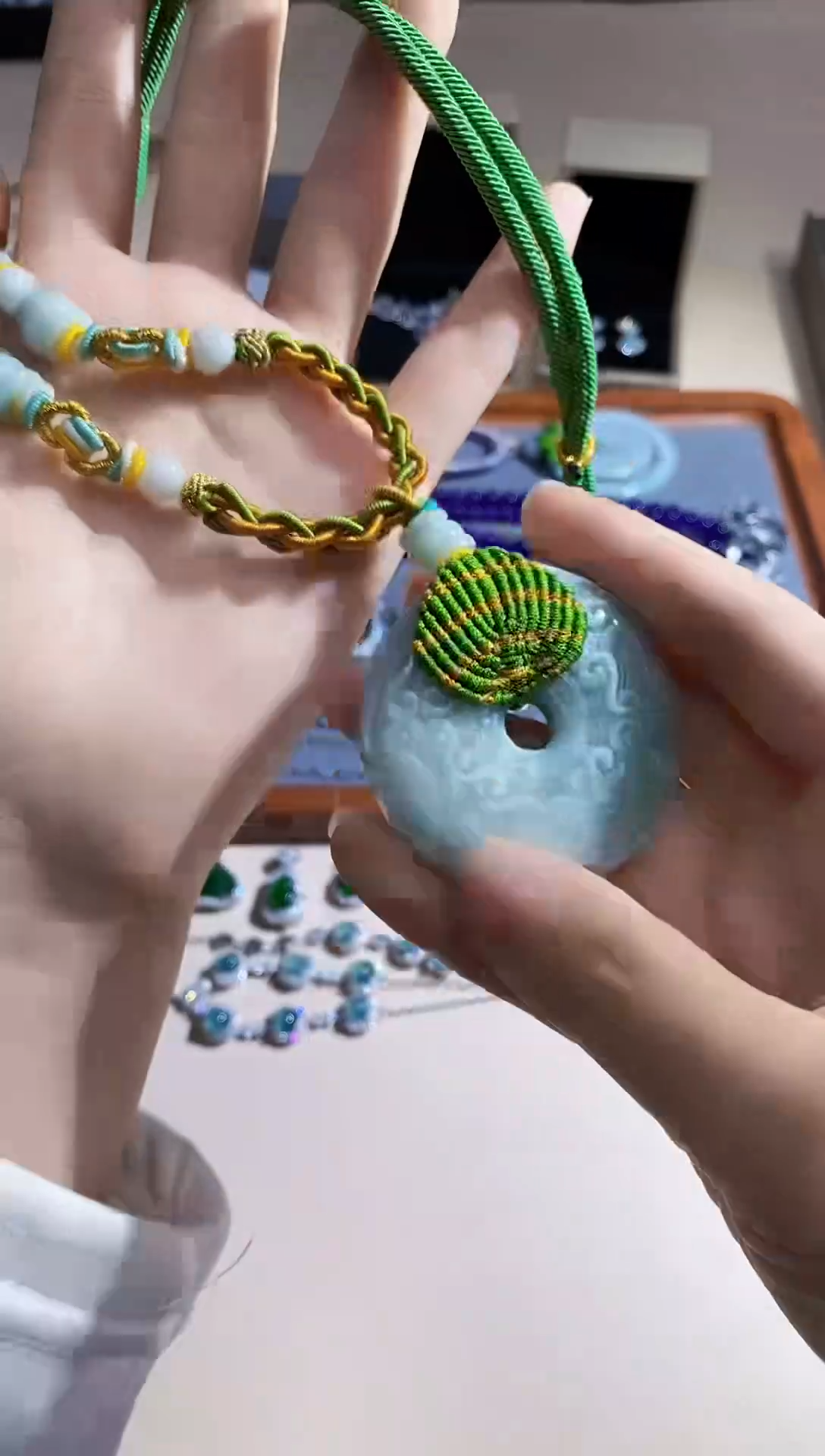 【闪购商品】翡翠颈饰未镶嵌多样性 发其一  【60】