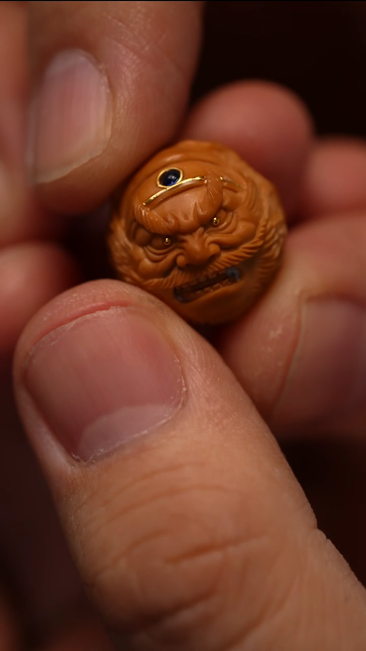 手串猴头核桃御龙钟馗