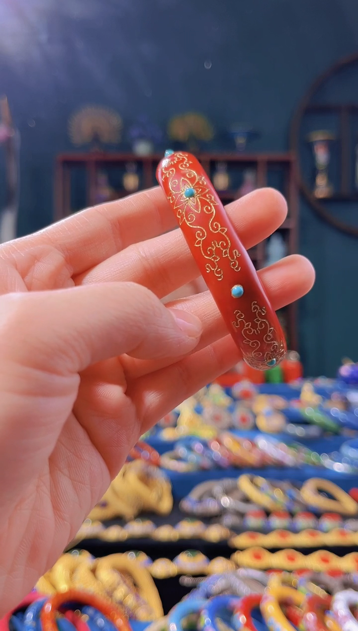 【闪购商品】非遗技艺 大漆素漆手镯61