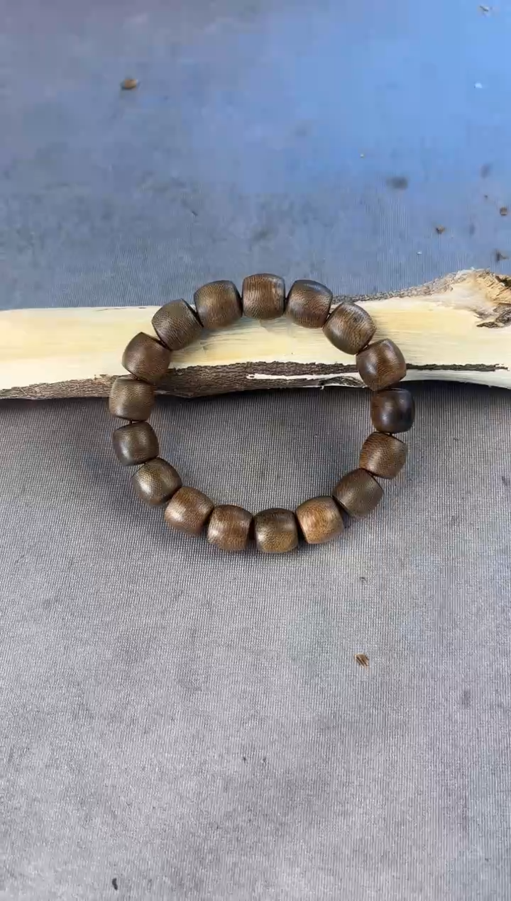 沉香沉香碎屑富森红土12鼓珠单圈沉24克+多样性发一