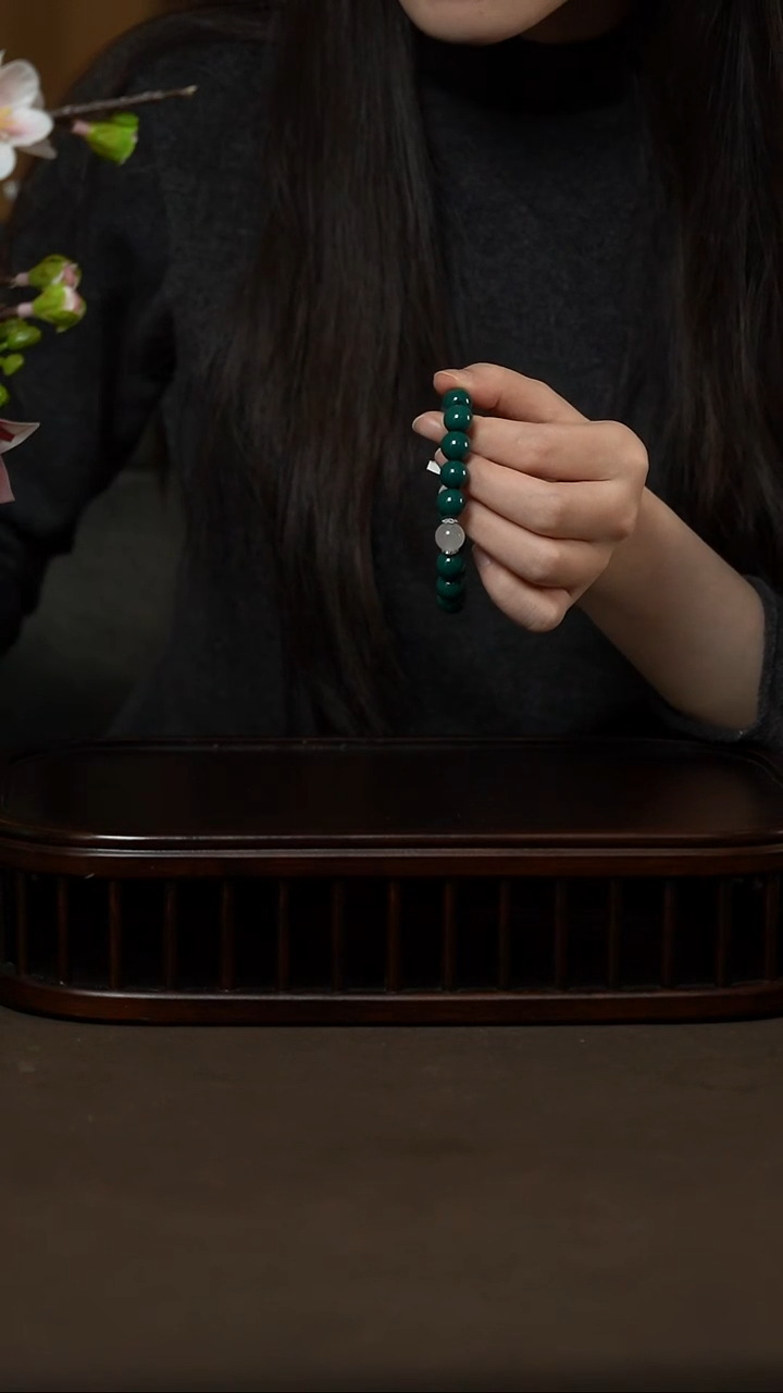 摆件松石绿手串参考图