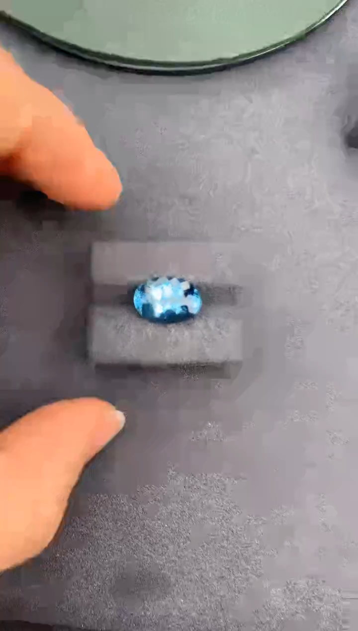 【闪购商品】海蓝宝石裸石未镶嵌3.5ct海蓝宝
